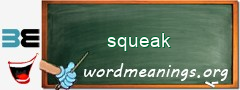 WordMeaning blackboard for squeak